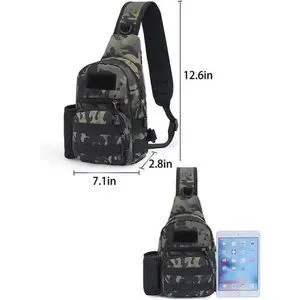 Armiya Tactical Sling Bag – Kleine Umhängetasche Mit MOLLE-System Für Outdoor